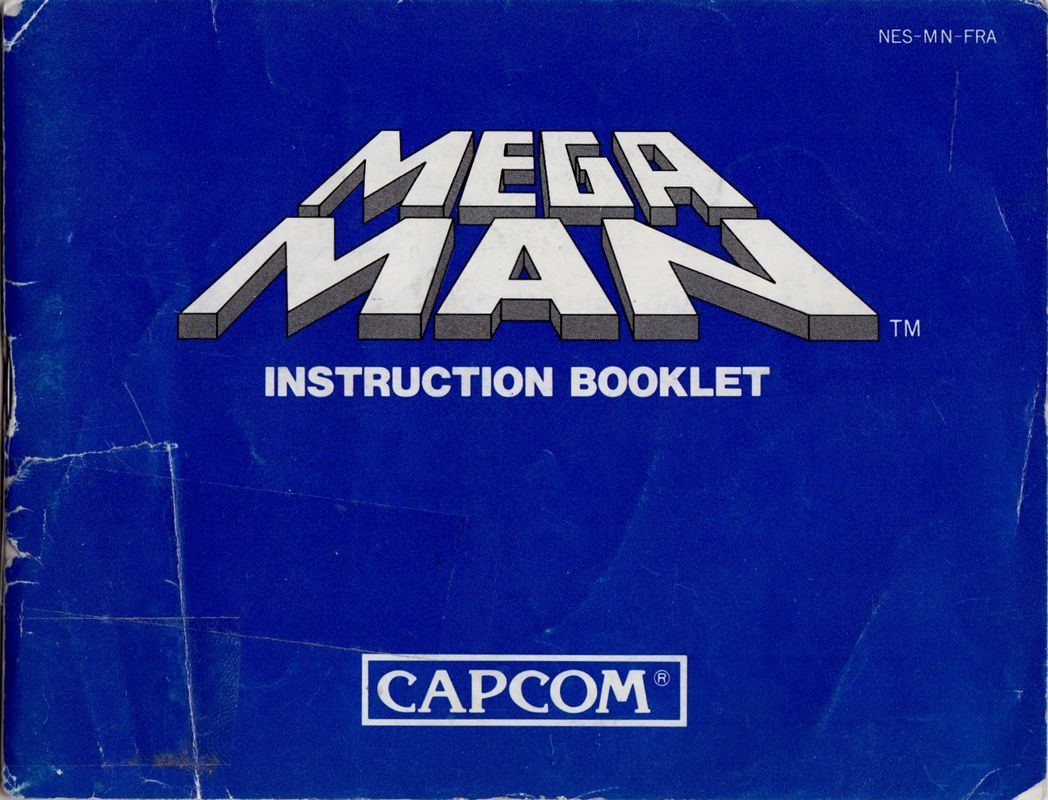 Manual for Mega Man (NES) (Oval seal European release): Front