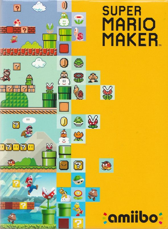 Spine/Sides for Super Mario Maker (Mario Classic Colours Amiibo Bundle) (Wii U): Left