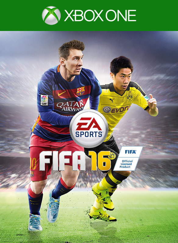 Front Cover for FIFA 16 (Xbox One) (download release): 1st release