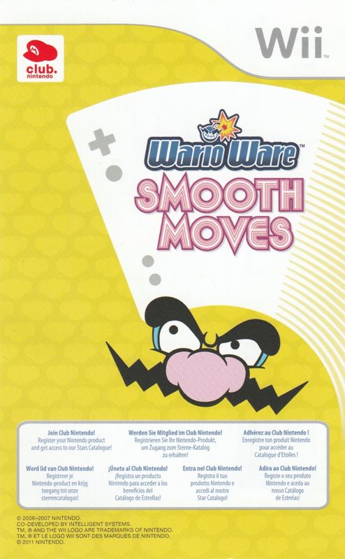 Extras for WarioWare: Smooth Moves (Wii) (Nintendo Selects edition): Club Nintendo Point Card - Front