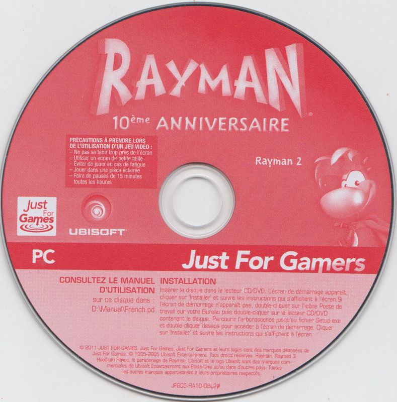 Media for Rayman Collection (Windows): <i>Rayman 2</i> (CD)