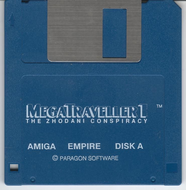 Media for MegaTraveller 1: The Zhodani Conspiracy (Amiga): Disk 1/2