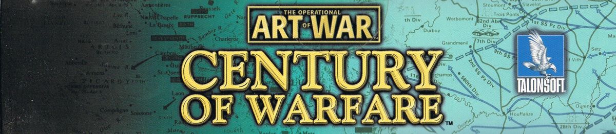 Spine/Sides for The Operational Art of War: Century of Warfare (Windows): Top