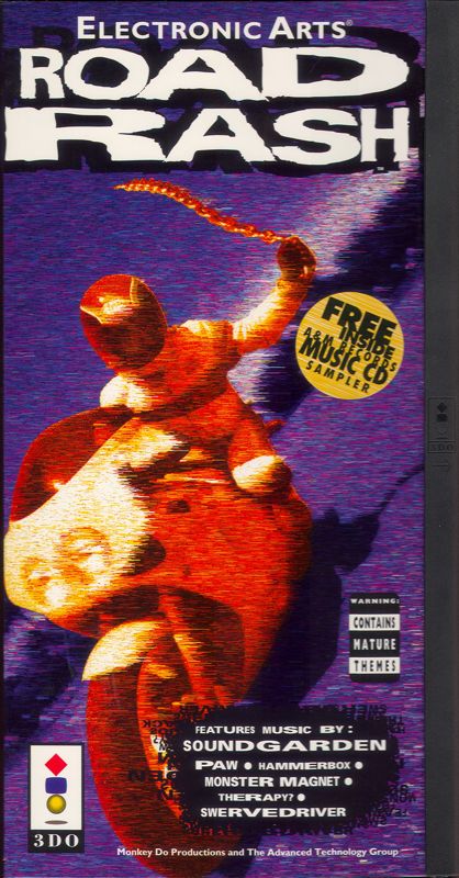 Front Cover for Road Rash (3DO)