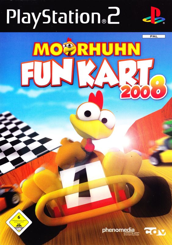 Front Cover for Moorhuhn: Fun Kart 2008 (PlayStation 2)