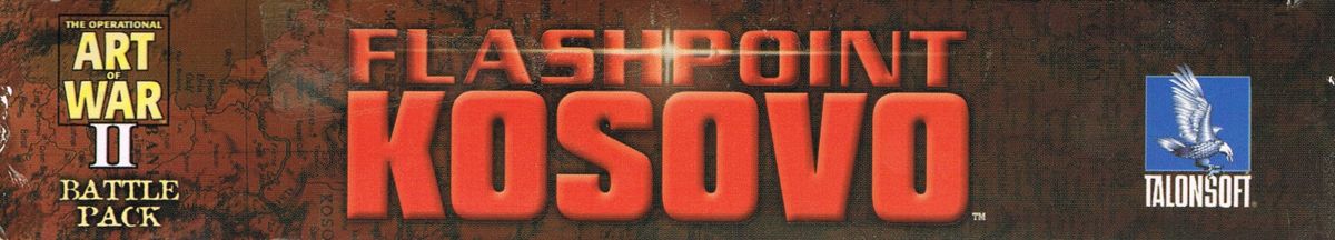 Spine/Sides for The Operational Art of War II: Flashpoint Kosovo (Windows): Top