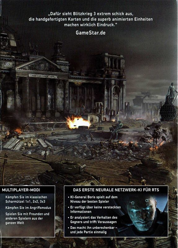 Inside Cover for Blitzkrieg 3: The Complete Combat Edition (Windows) (Steam retail release): Right