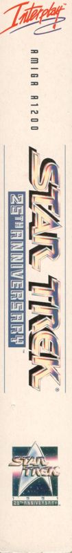 Spine/Sides for Star Trek: 25th Anniversary (Amiga): Left