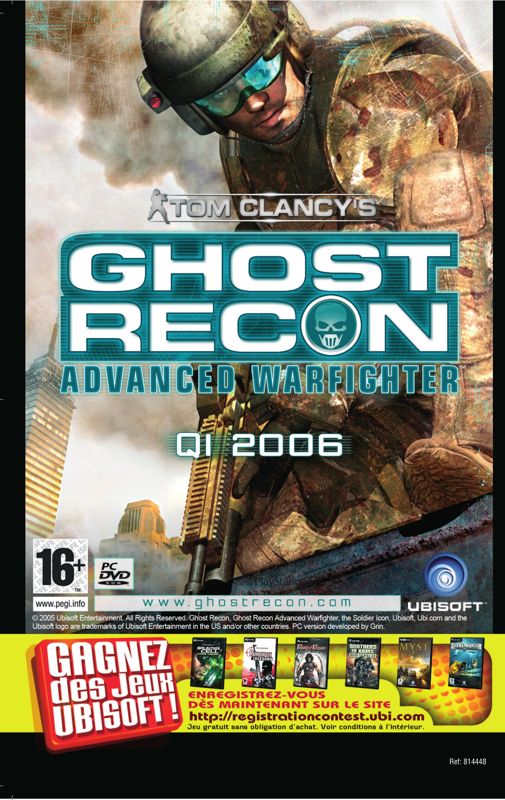 Manual for Tom Clancy's Rainbow Six: Lockdown (Windows) (PC Games 08/2010 covermount): Back - France (digital)