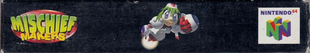 Spine/Sides for Mischief Makers (Nintendo 64): Top
