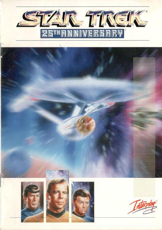 Manual for Star Trek: 25th Anniversary (Amiga): Front