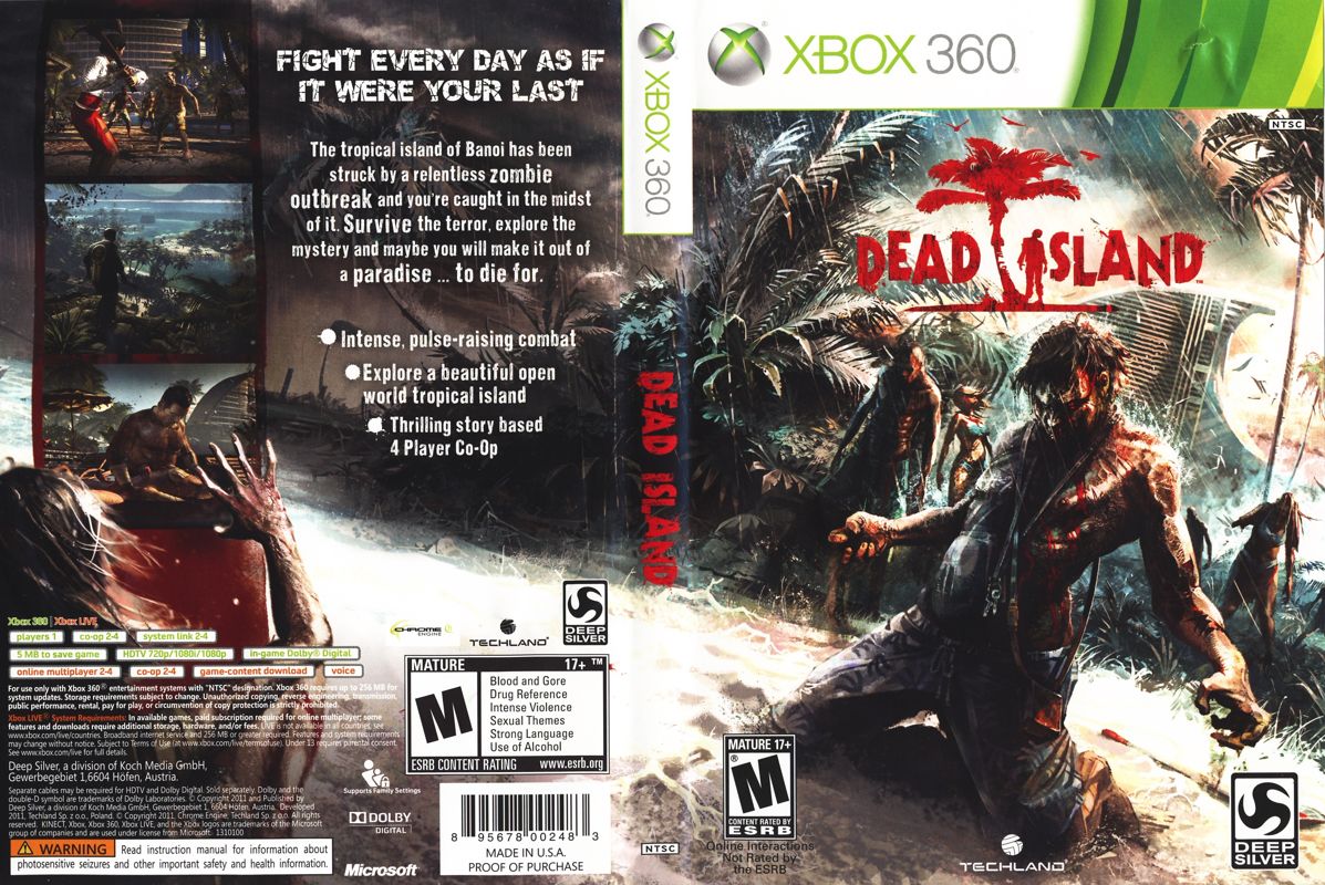 Full Cover for Dead Island (Xbox 360)