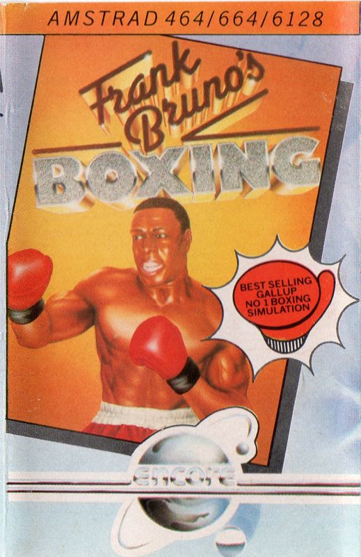 Front Cover for Frank Bruno's Boxing (Amstrad CPC) (Encore budget re-release)