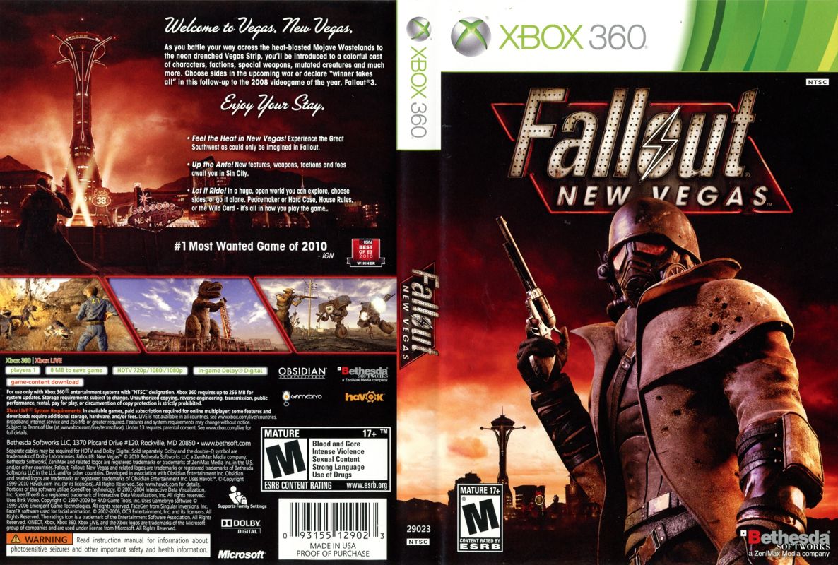 Full Cover for Fallout: New Vegas (Xbox 360)