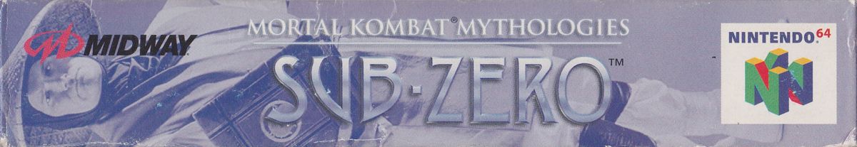Spine/Sides for Mortal Kombat Mythologies: Sub-Zero (Nintendo 64): Top