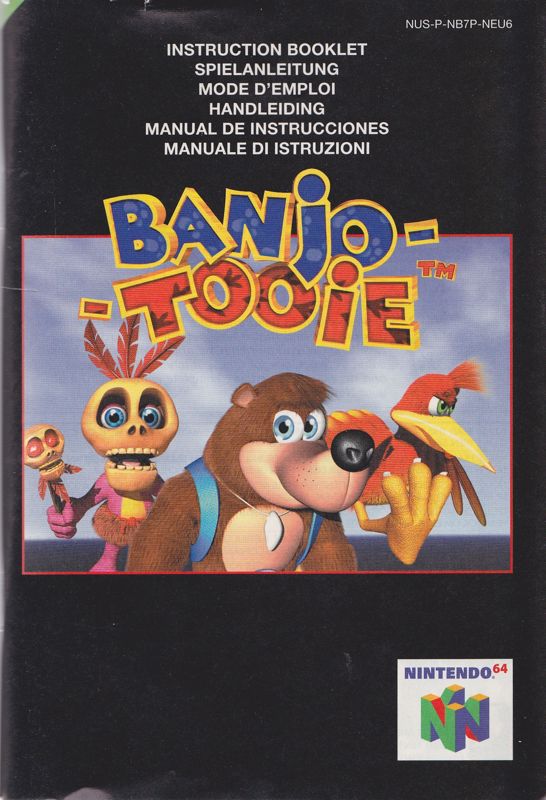 Manual for Banjo-Tooie (Nintendo 64): Front