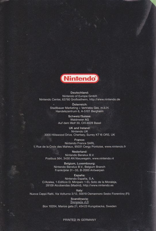Manual for Banjo-Tooie (Nintendo 64): Back
