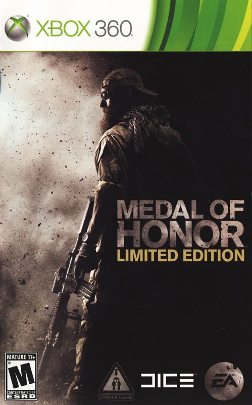 Manual for Medal of Honor (Limited Edition) (Xbox 360): Front