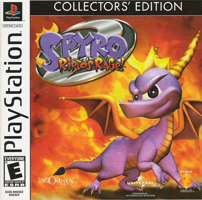 Other for Spyro: Collector's Edition (PlayStation): Spyro 2: Ripto's Rage - Front