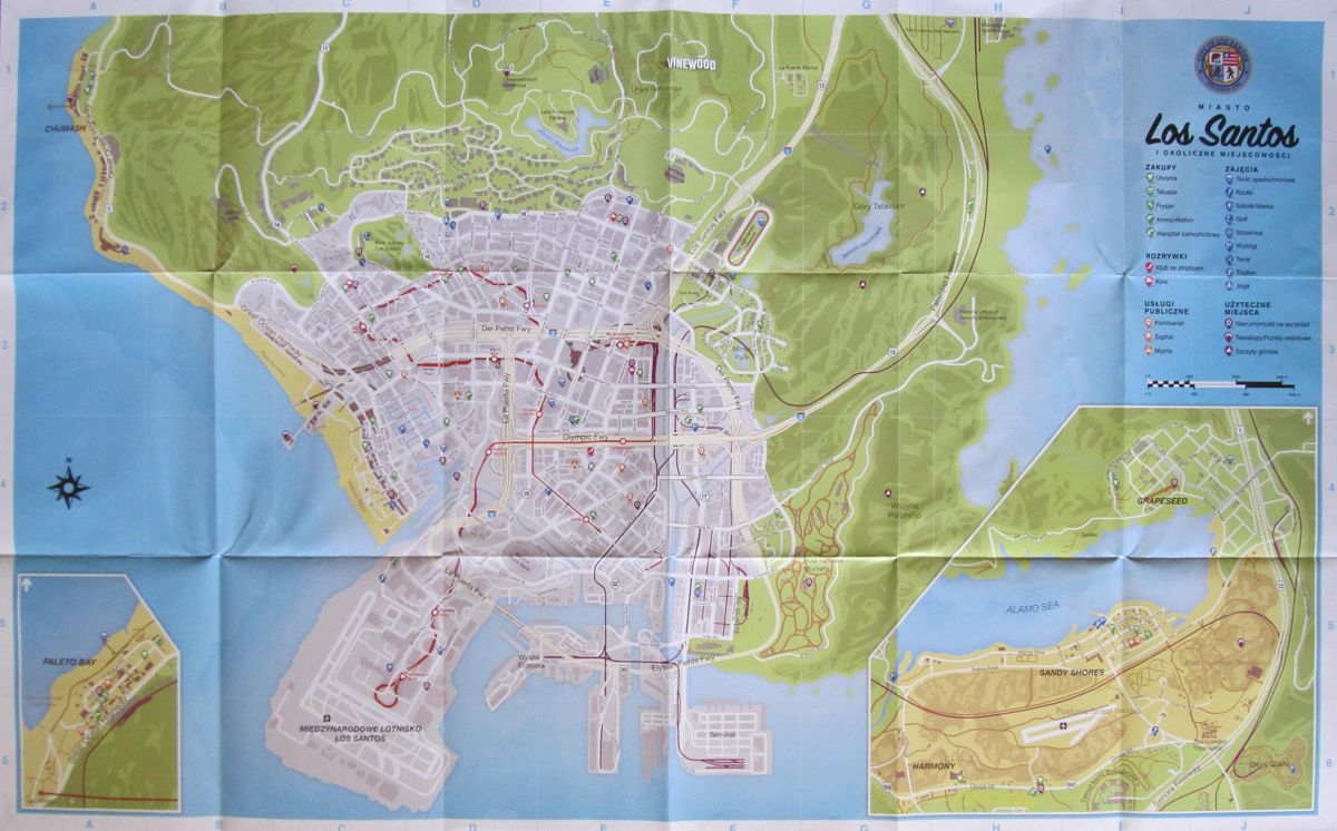 Los Santos Map - iGrandTheftAuto
