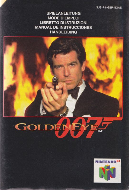 GoldenEye 007 cover or packaging material - MobyGames