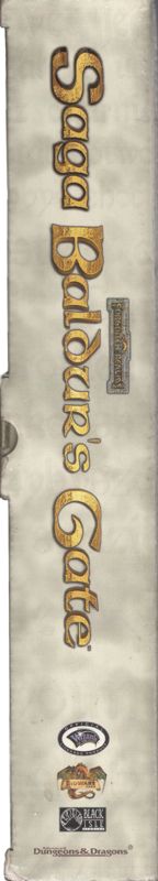 Spine/Sides for Baldur's Gate: 4 in 1 Boxset (Windows): Left