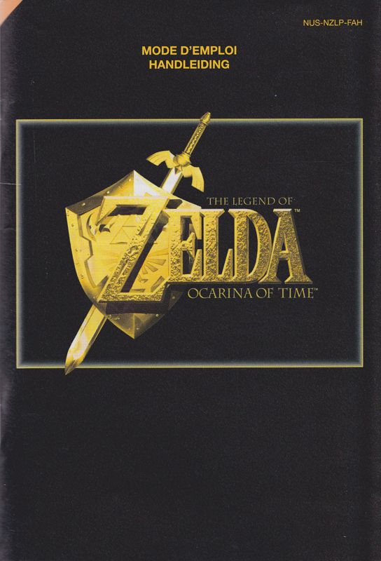Manual for The Legend of Zelda: Ocarina of Time (Nintendo 64): Front