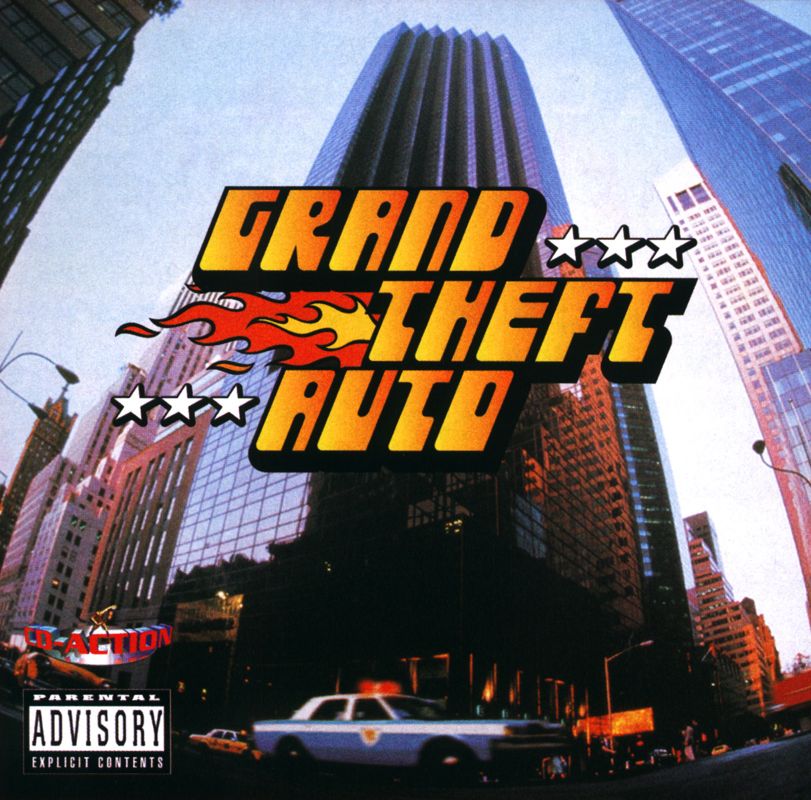 Front Cover for Grand Theft Auto (DOS and Windows) (CD-Action magazine #8/2001 covermount)
