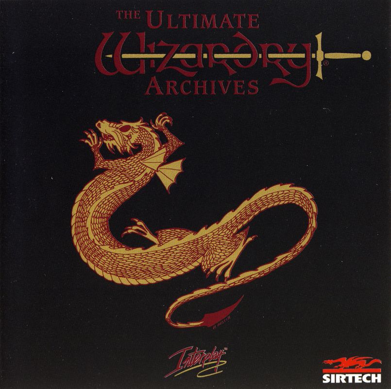 The Ultimate Wizardry Archives cover or packaging material - MobyGames