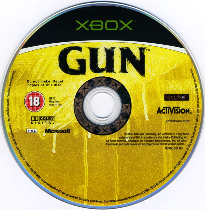 Media for Gun (Xbox)