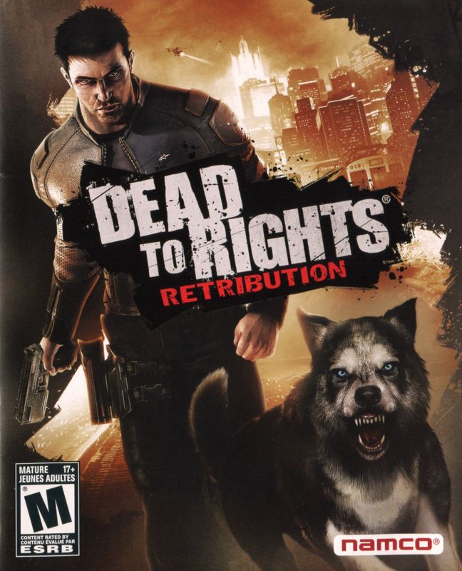 Manual for Dead to Rights: Retribution (PlayStation 3): Front