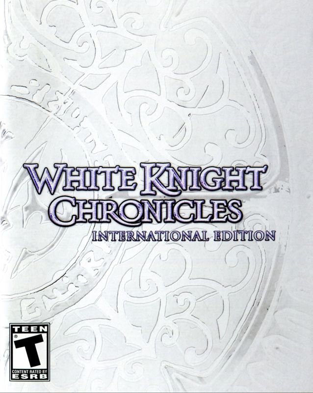 Manual for White Knight Chronicles: International Edition (PlayStation 3): Front