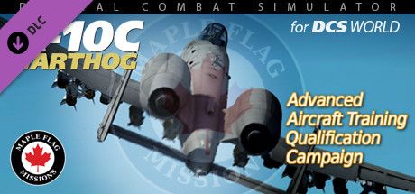 Front Cover for DCS World: A-10C Warthog - Advanced Aircraft Training Qualification Campaign (Windows) (Steam release)