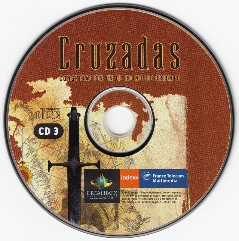 Media for Crusader: Adventure Out of Time (Macintosh and Windows and Windows 3.x) (Dreambox Edition): Disc 3