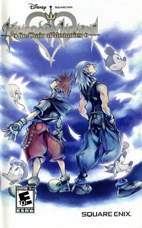 Manual for Kingdom Hearts: Re:Chain of Memories (PlayStation 2) (Greatest Hits release): Front