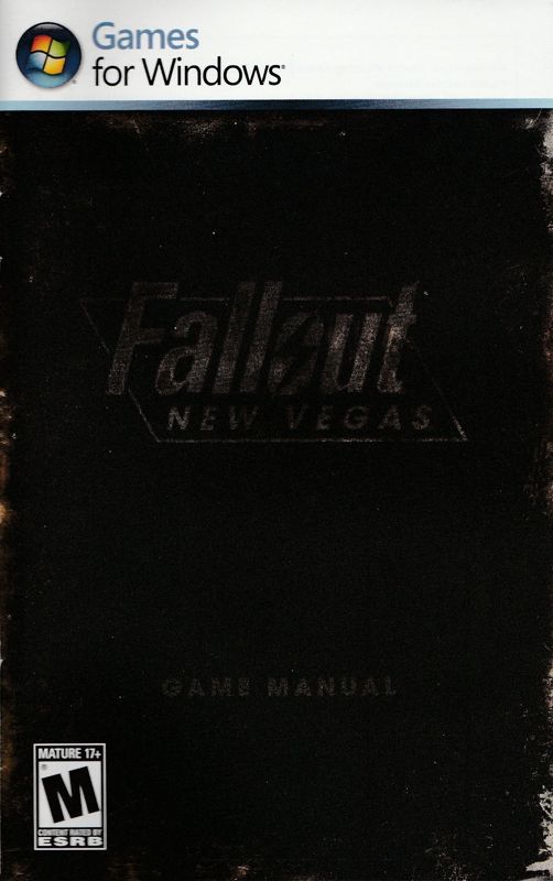 Manual for Fallout: New Vegas (Windows): Front