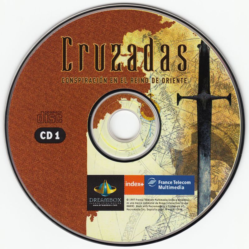 Media for Crusader: Adventure Out of Time (Macintosh and Windows and Windows 3.x) (Dreambox Edition): Disc 1