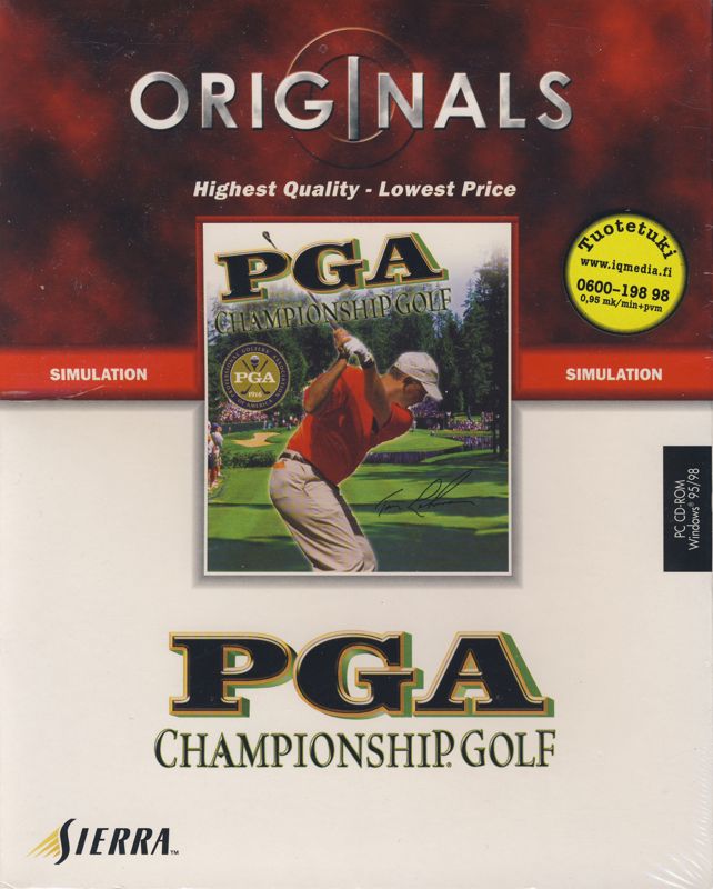 Front Cover for PGA Championship Golf (Windows) (Originals release)
