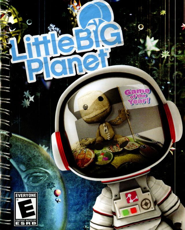 Manual for LittleBigPlanet: Game of the Year Edition (PlayStation 3) (Bundled w/ 250GB slim PS3 console): Front