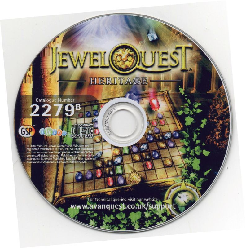 Jewel Quest IV: Heritage cover or packaging material - MobyGames