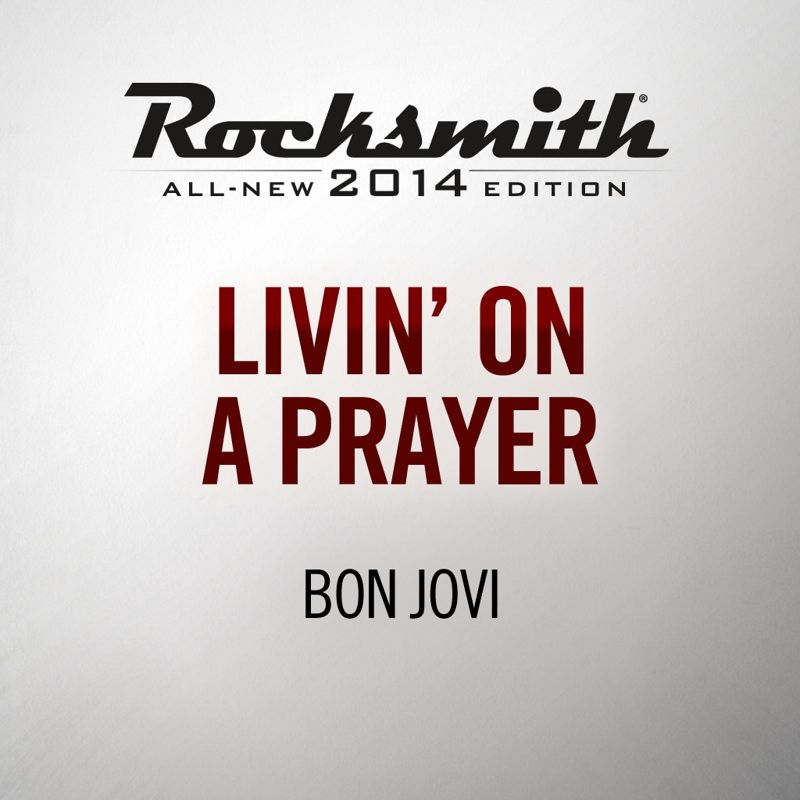 Front Cover for Rocksmith: All-new 2014 Edition - Bon Jovi: Livin' on a Prayer (PlayStation 3 and PlayStation 4) (download release)