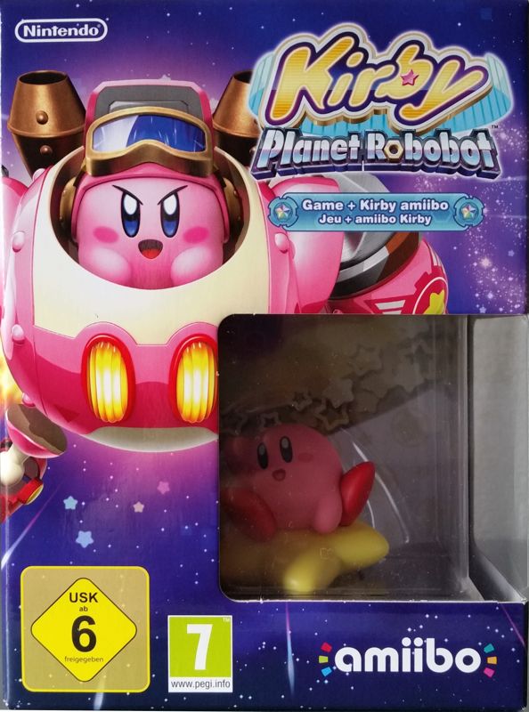 Front Cover for Kirby: Planet Robobot (Amiibo Bundle) (Nintendo 3DS)