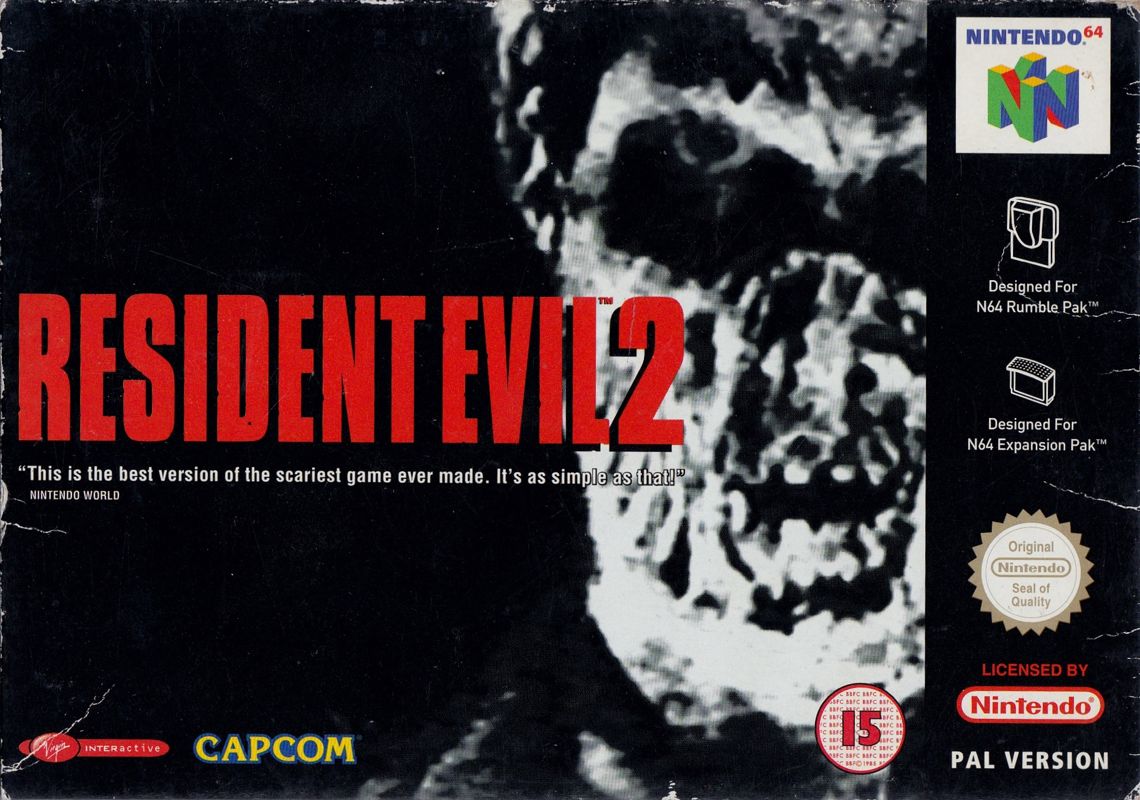 Front Cover for Resident Evil 2 (Nintendo 64)