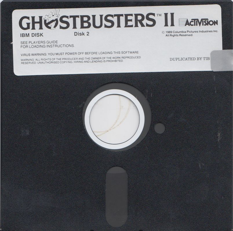Media for Ghostbusters II (DOS): Disk 2