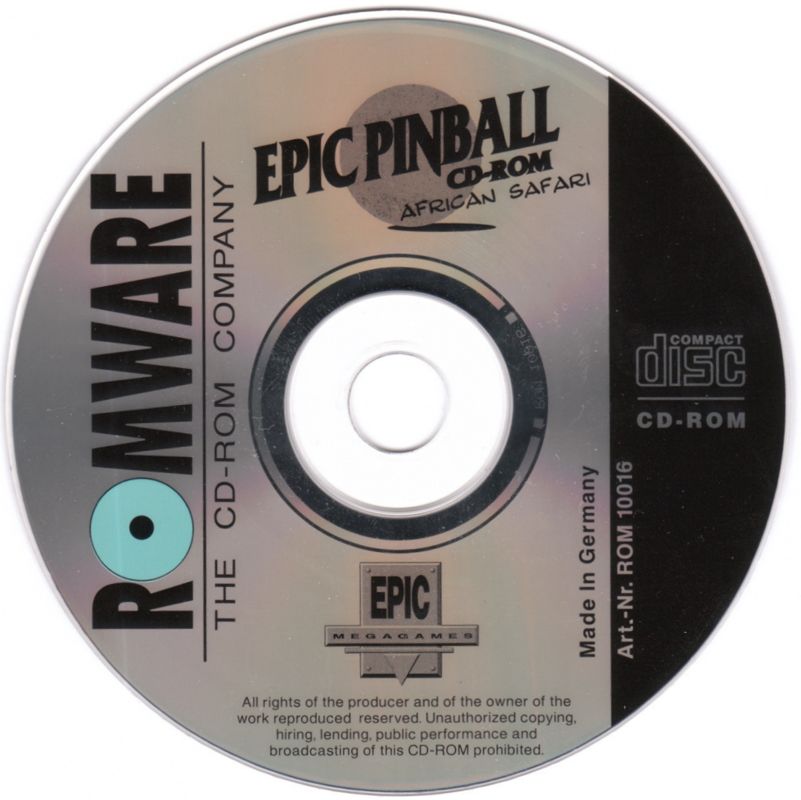 Epic Pinball The Complete Collection cover or packaging material