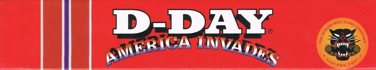 Spine/Sides for D-Day: America Invades (DOS and Macintosh): Top