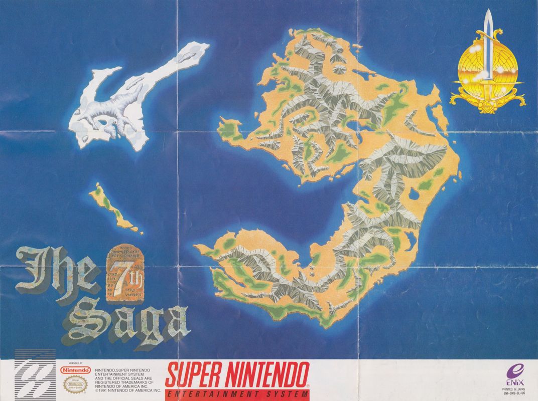 Map for The 7th Saga (SNES)