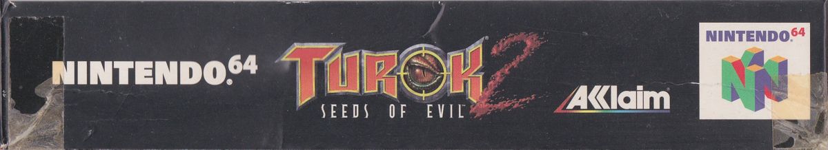 Spine/Sides for Turok 2: Seeds of Evil (Nintendo 64): Top