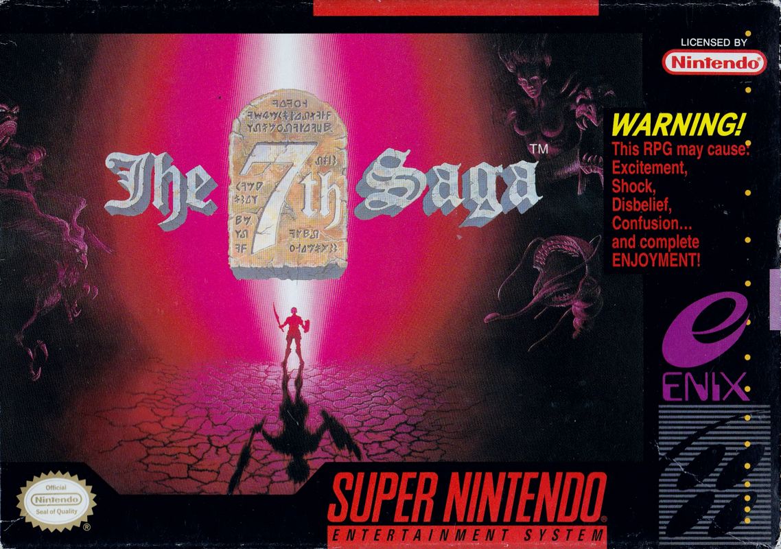 Front Cover for The 7th Saga (SNES)