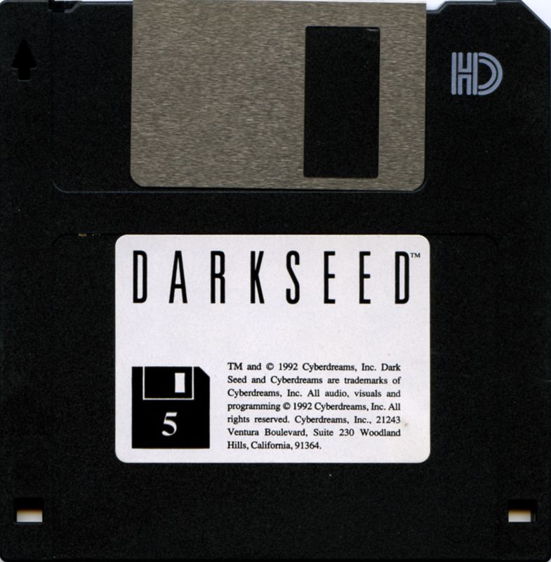 Media for Dark Seed (DOS): Disk 5/5
